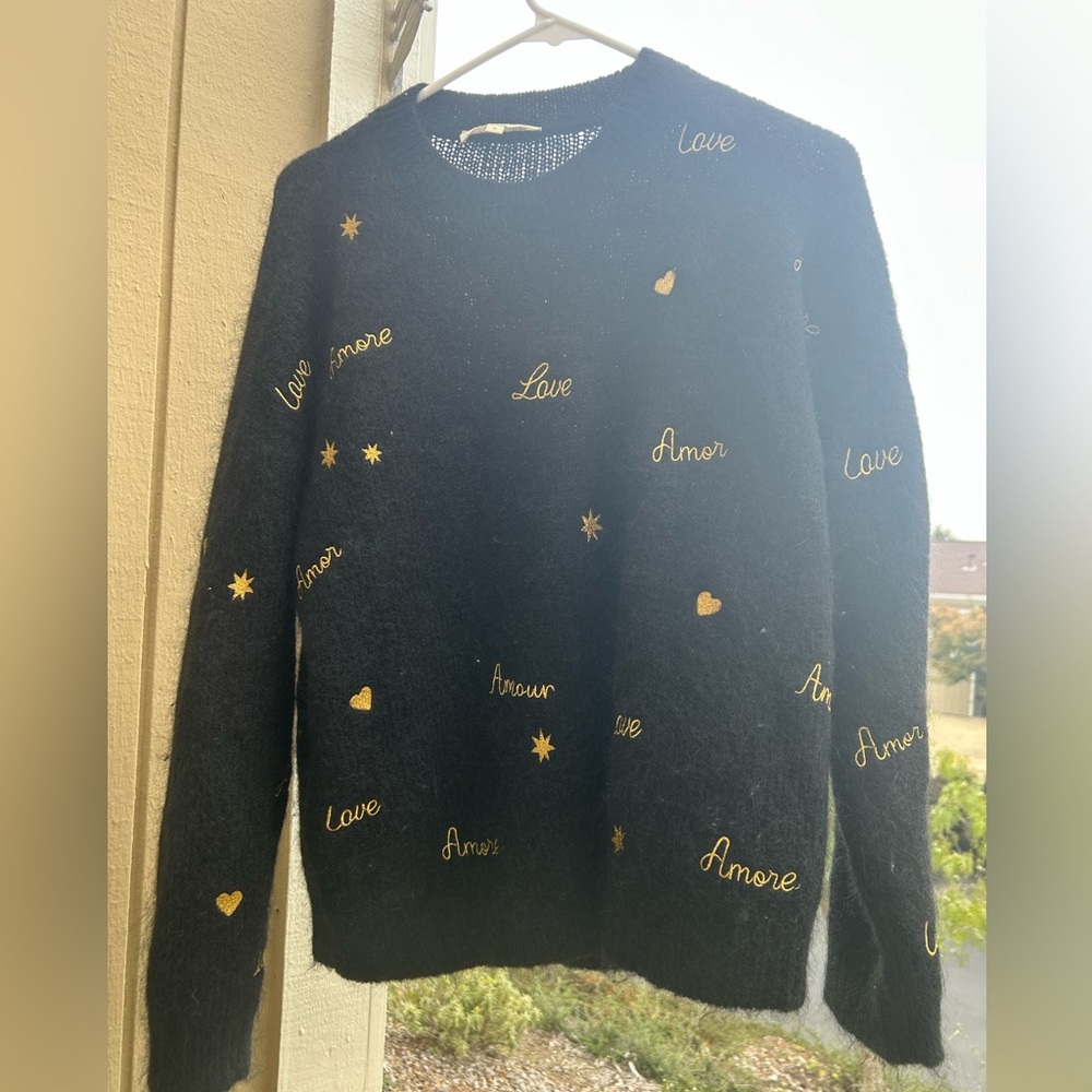 Sezane Black Hope Sweater/Jumper - Picture 4 of 4